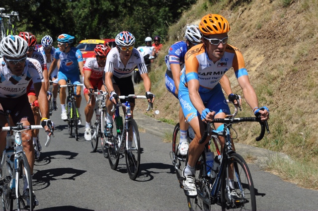 David Zabriskie break, Tour de France 2010, stage 14
