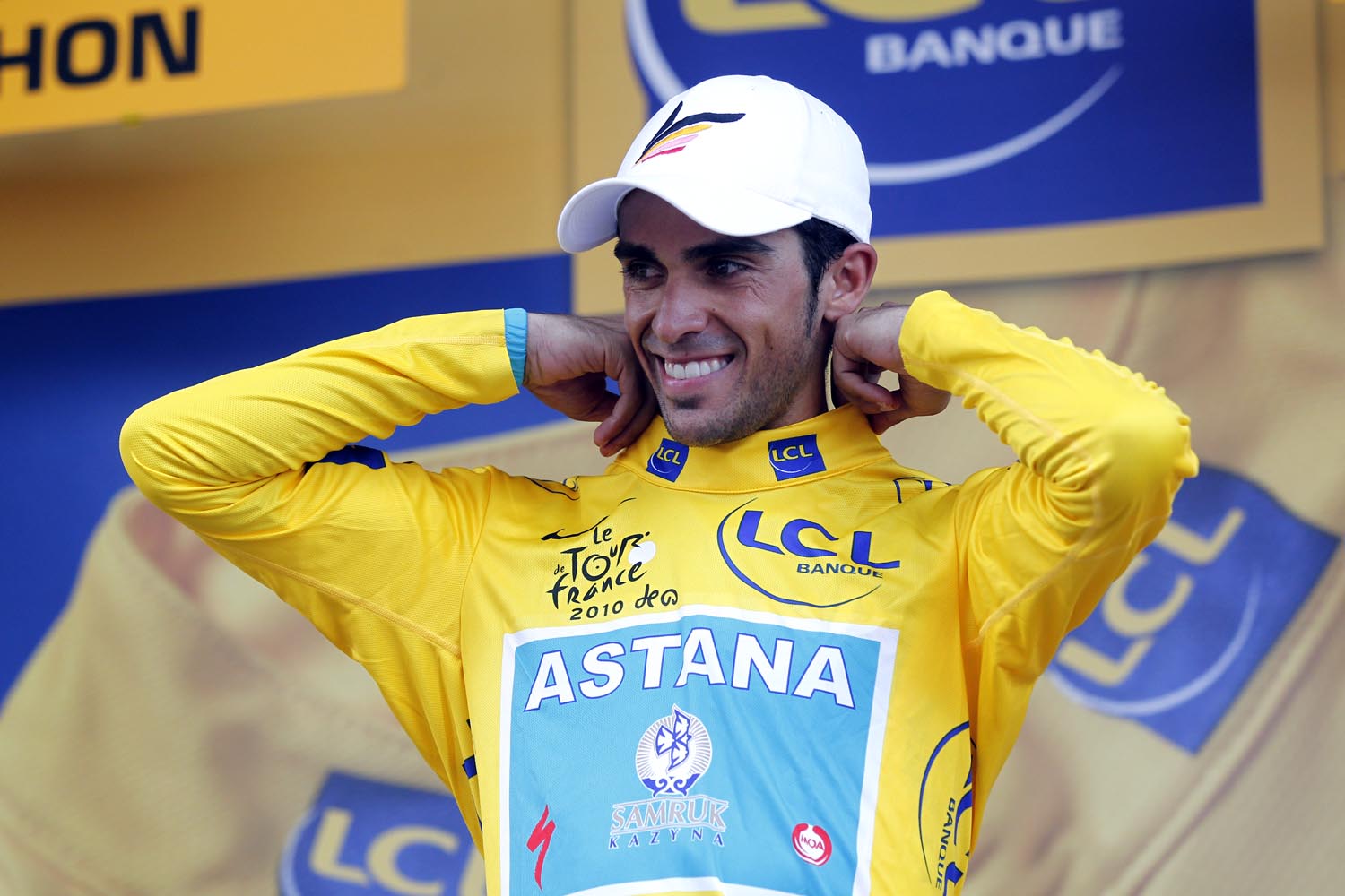 Alberto Contador, Tour de France 2010, stage 15 Alberto Contador, Tour de France 2010, stage 15
