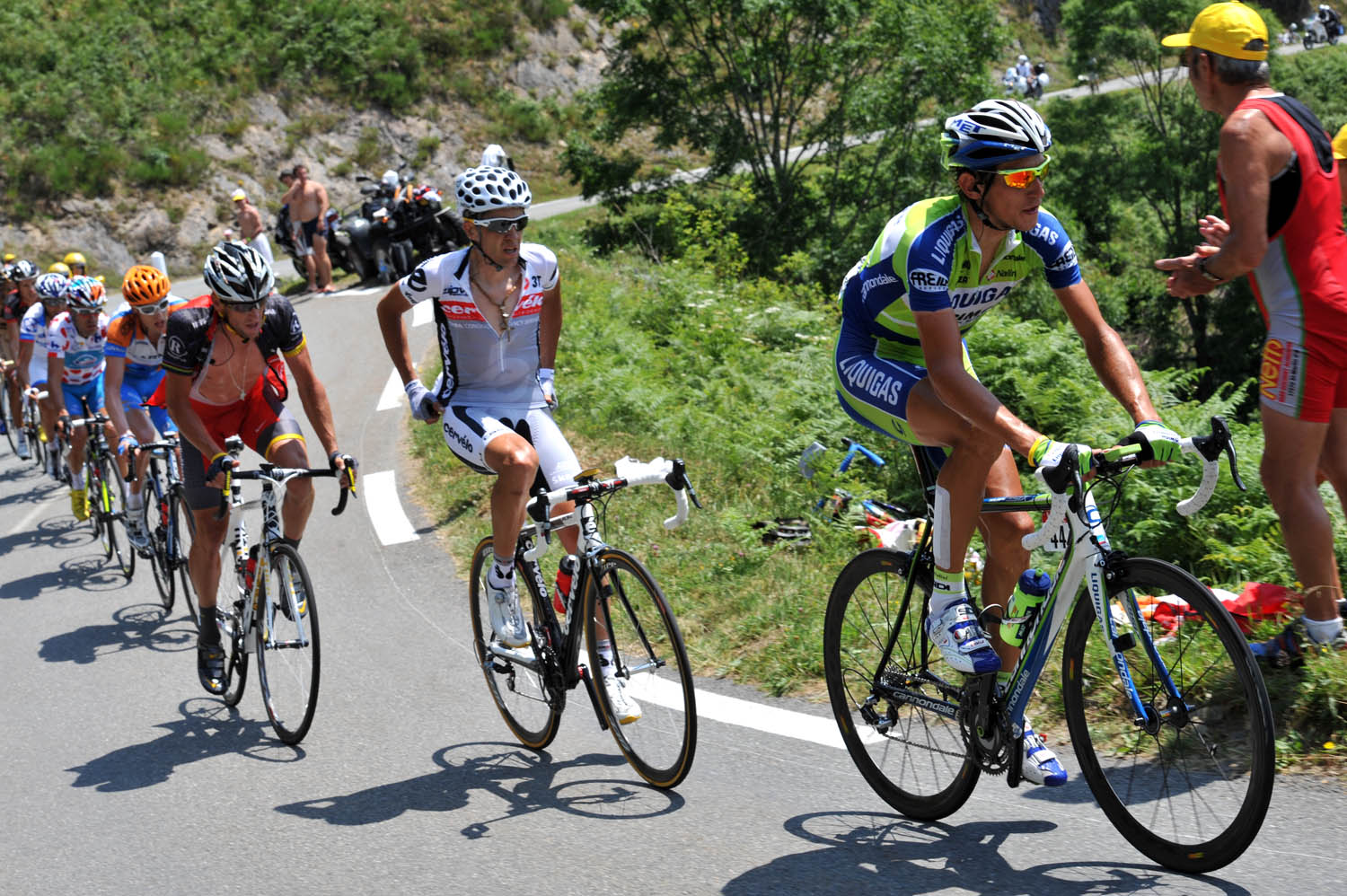 Roman Kreuziger escape, Tour de France 2010, stage 16