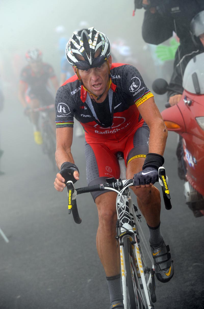 Lance Armstrong, Tour de France 2010, stage 17