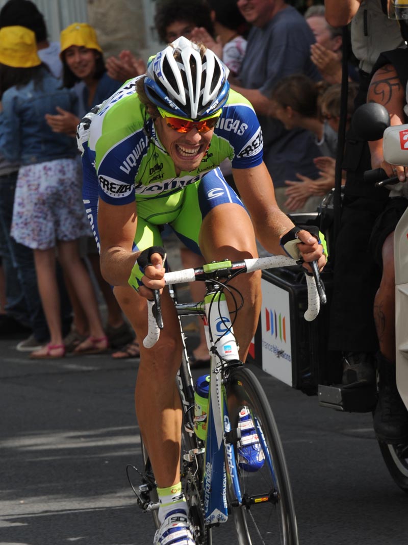 Daniel Oss goes solo, Tour de France 2010, stage 18