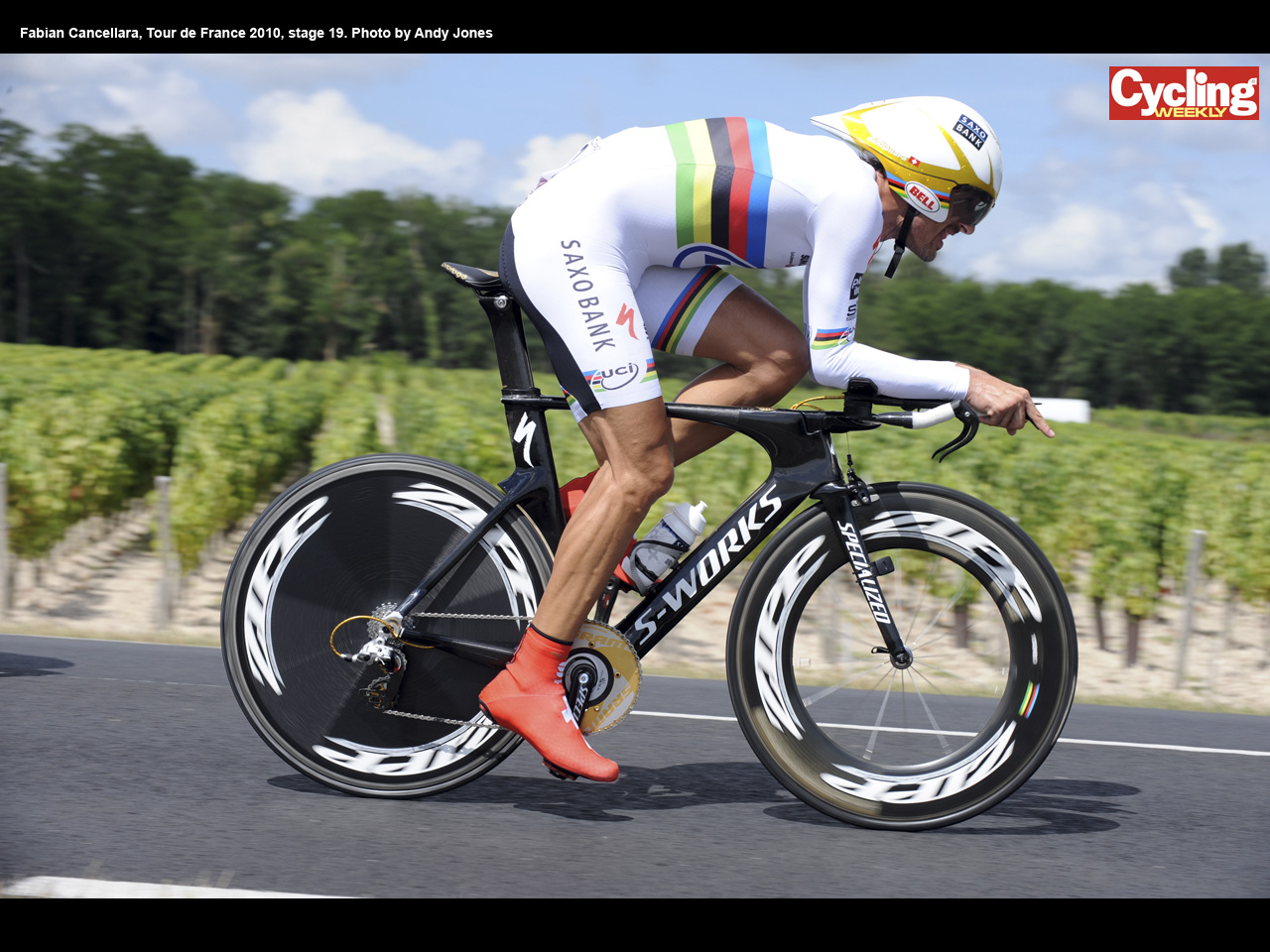 Fabian Cancellara, stage 19, Tour de France 2010 wallpaper