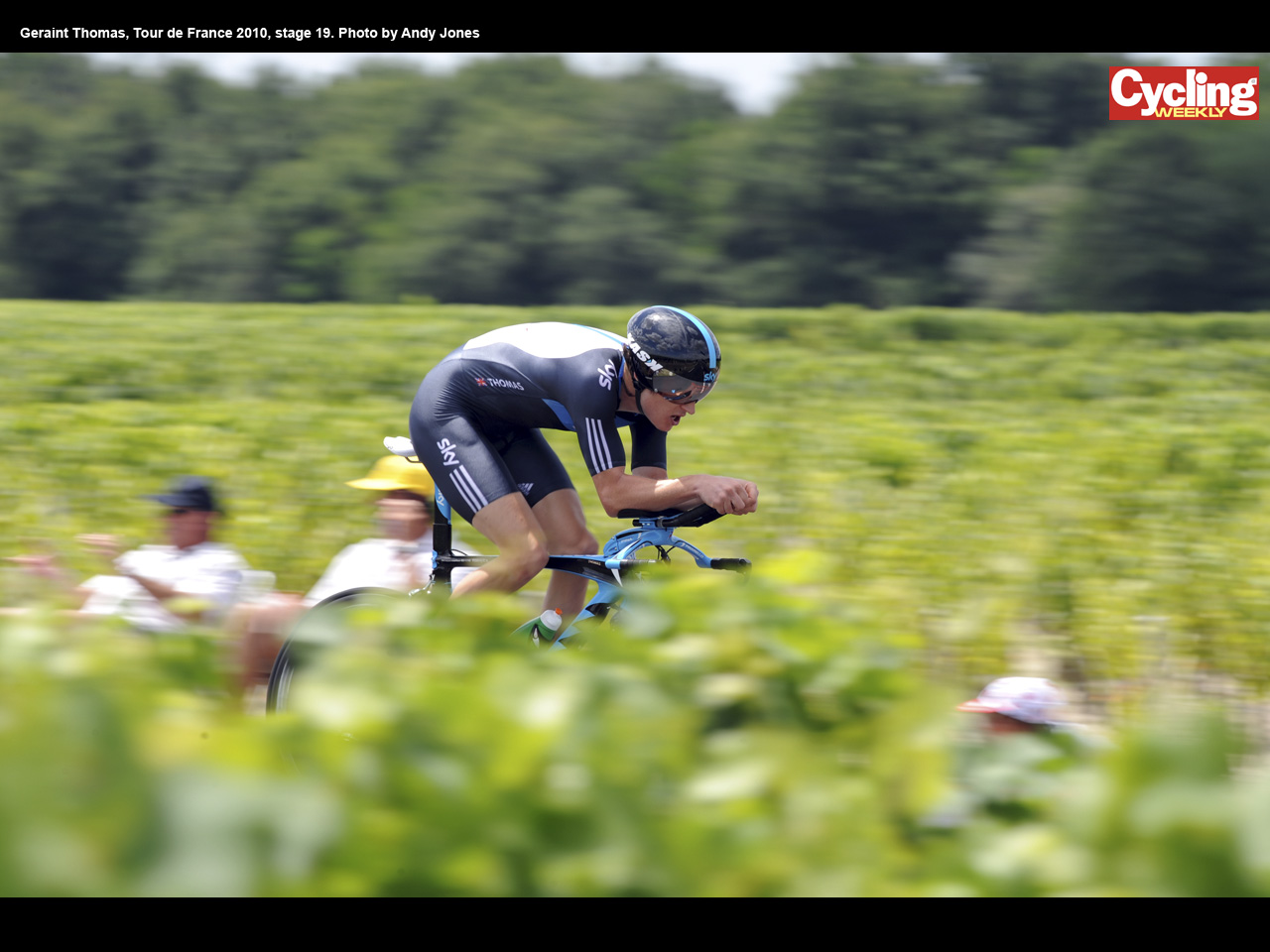 Geraint Thomas, stage 19, Tour de France 2010 wallpaper
