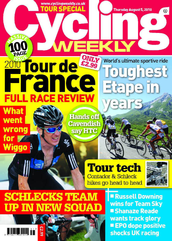 Cycling Weekly August 5 2010 issue Cycling Weekly August 5 2010 issue