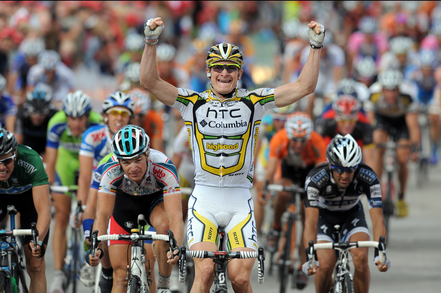 Andre Greipel wins stage six, Eneco Tour 2010 Andre Greipel wins stage six, Eneco Tour 2010