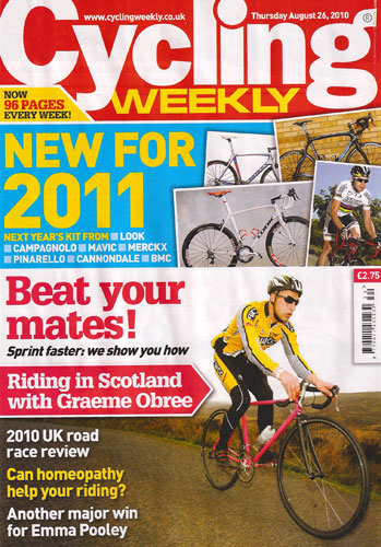 Cycling Weekly August 26 2010 cover
