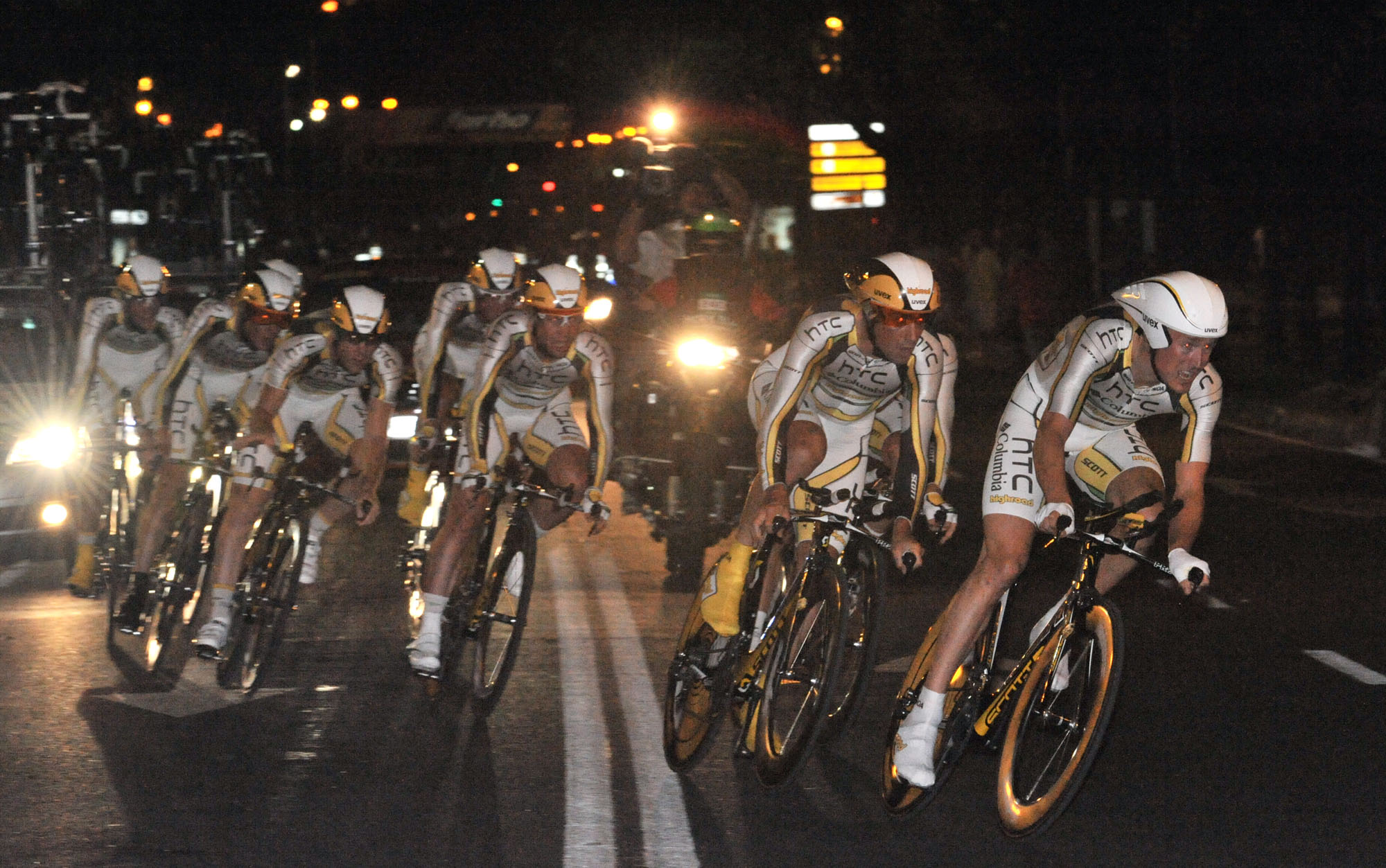 HTC-Columbia win Vuelta a Espana 2010 stage 1 TTT HTC-Columbia win Vuelta a Espana 2010 stage 1 TTT