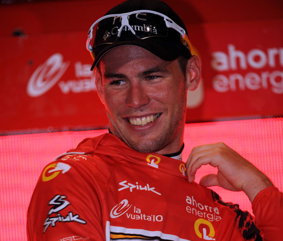 Mark Cavendish takes lead, Vuelta a Espana 2010 stage 1 TTT Mark Cavendish takes lead, Vuelta a Espana 2010 stage 1 TTT