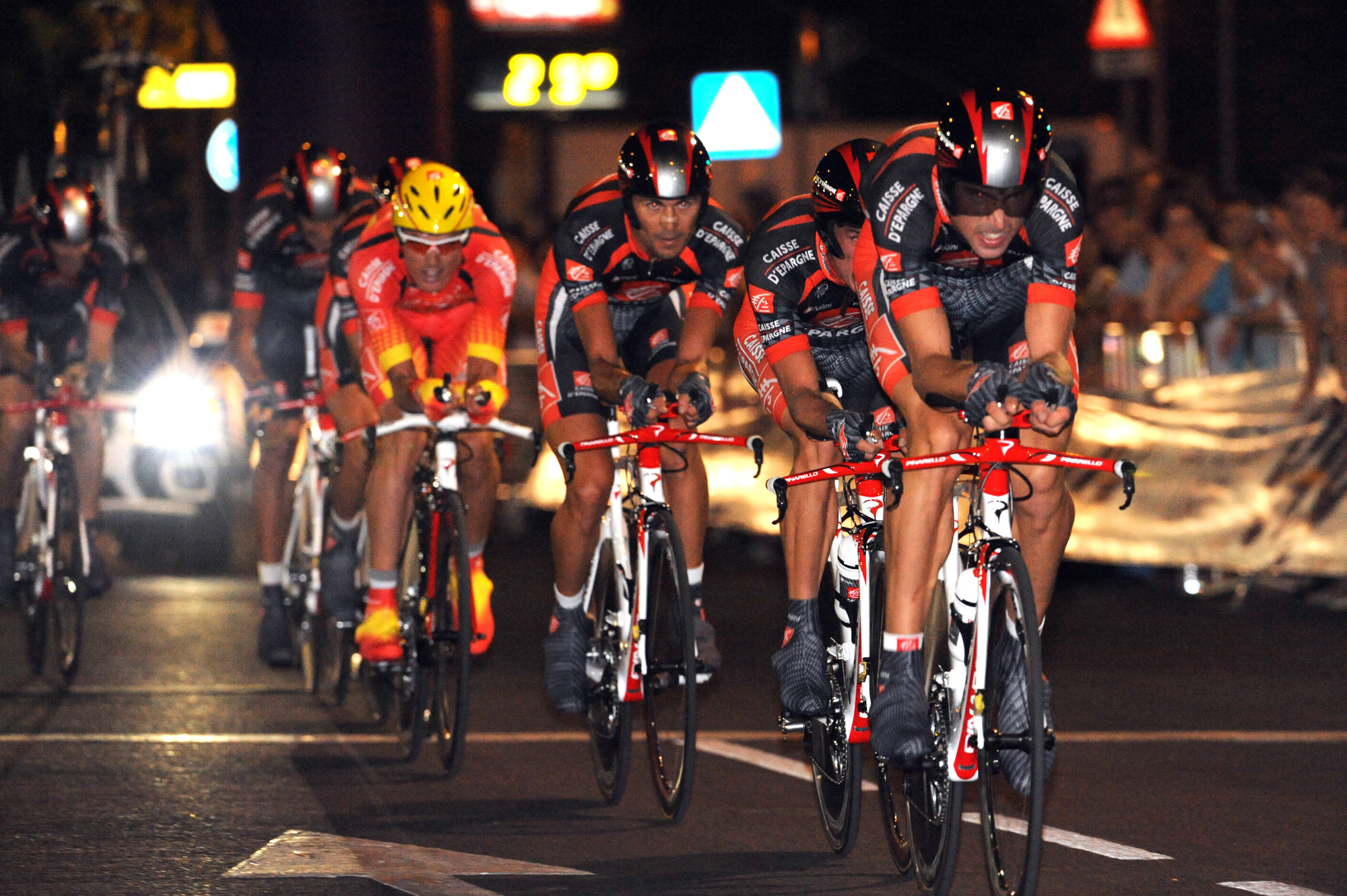 Caisse d'Epargne, Vuelta a Espana 2010, stage one TTT