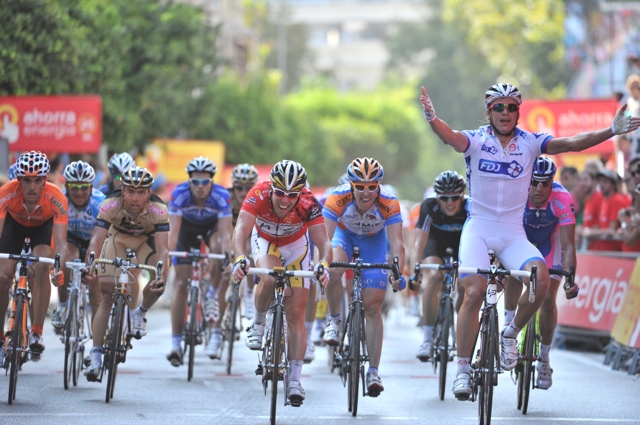 Yauheni Hutarovich wins Vuelta a Espana 2010, stage two Yauheni Hutarovich wins Vuelta a Espana 2010, stage two