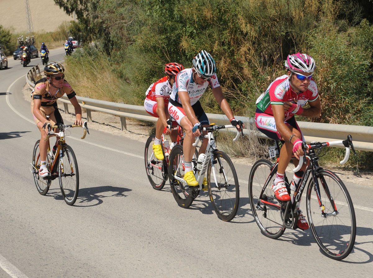 Javier Ramirez escape, Vuelta a Espana 2010, stage two