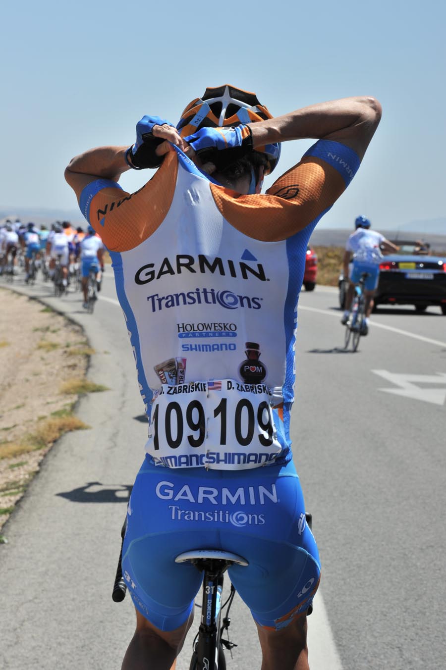 David Zabriskie, Vuelta a Espana 2010, stage two