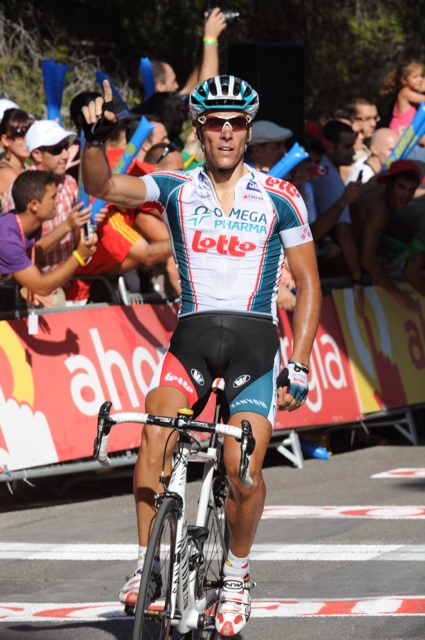 Philippe Gilbert wins Vuelta a Espana 2010 stage three