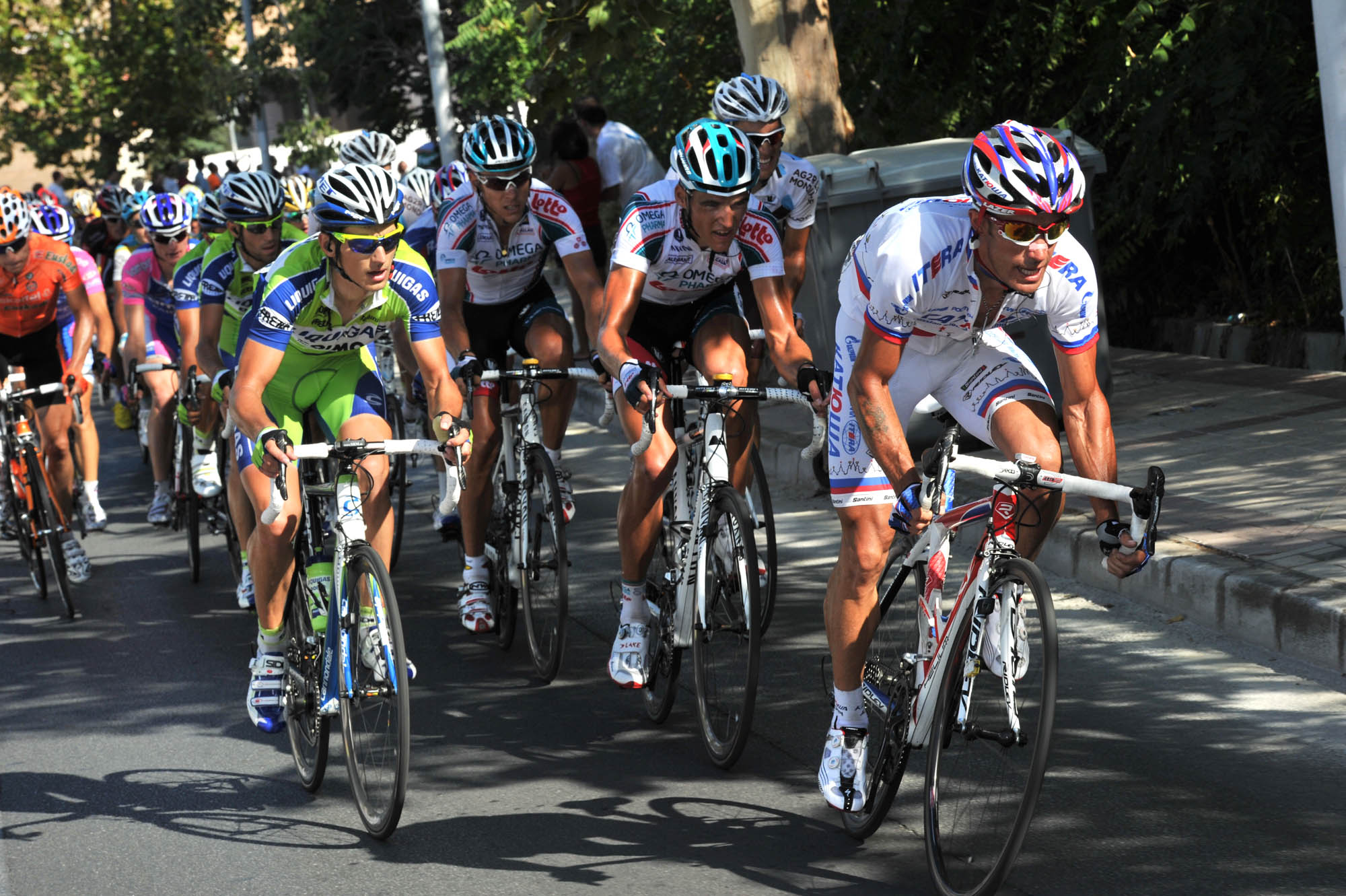 Kolobnev attack, Vuelta a Espana 2010, stage three