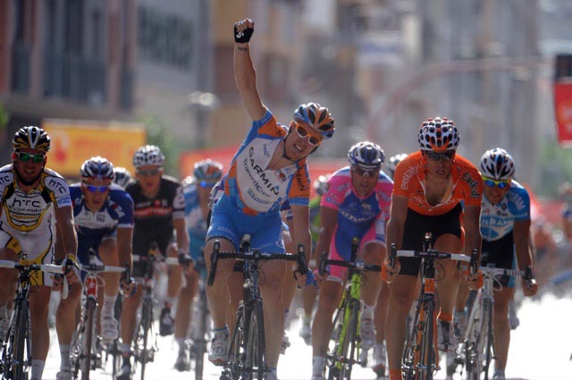 Tyler Farrar wins, Vuelta a Espana 2010, stage five Tyler Farrar wins, Vuelta a Espana 2010, stage five