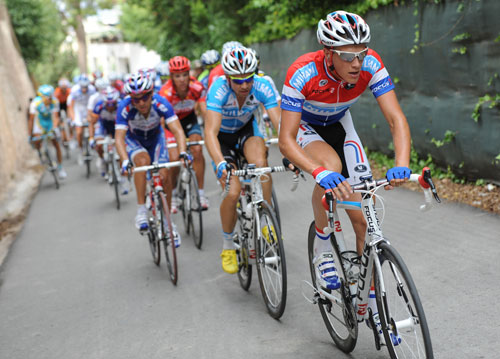 Niki Terpstra chases, Vuelta a Espana 2010, stage six