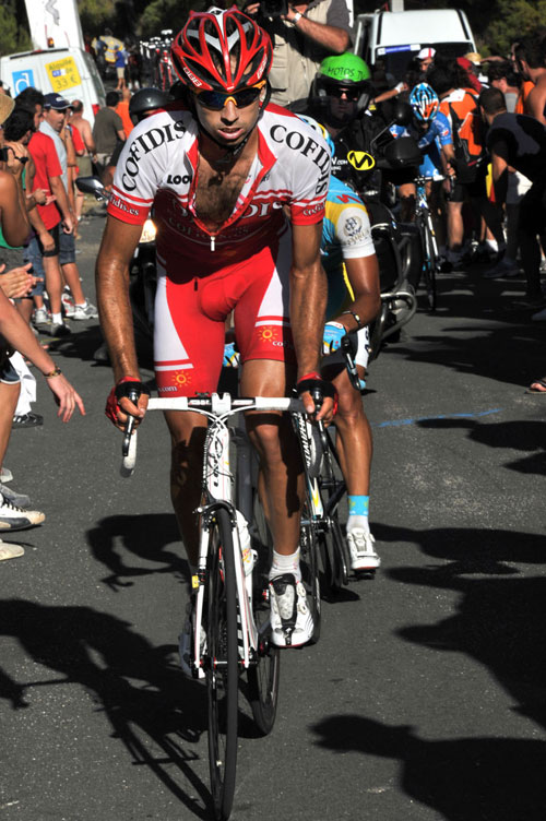 David Moncoutie solo, Vuelta a Espana 2010, stage 8