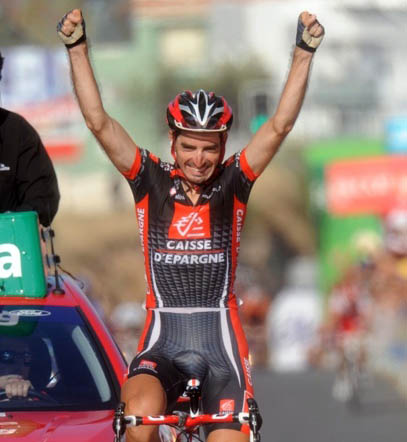 David Lopez wins Vuelta a Espana 2010 stage 9 David Lopez wins Vuelta a Espana 2010 stage 9