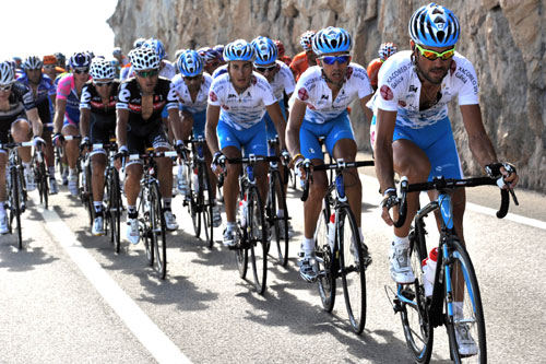 Xacobea chase, Vuelta a Espana 2010, stage 10