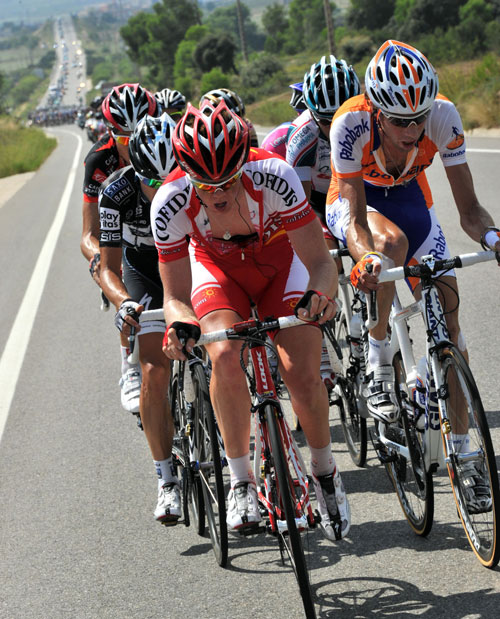 Zingle escape, Vuelta a Espana 2010, stage 10