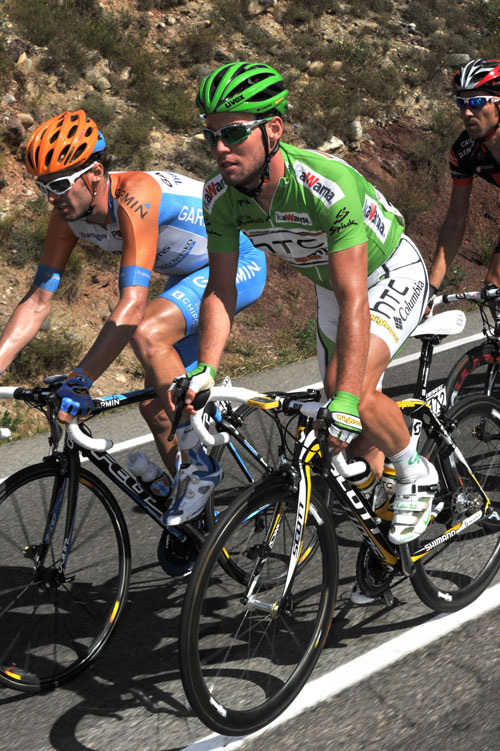 Mark Cavendish and David Millar, Vuelta a Espana 2010, stage 11