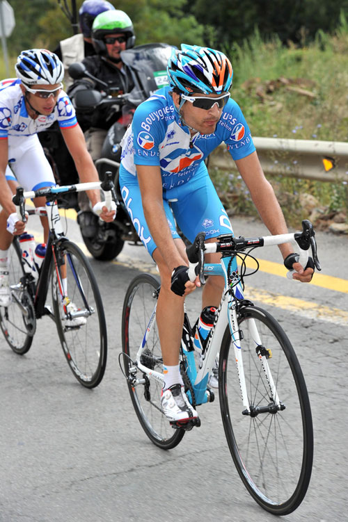 Johann Tschopp and Mikael Cherel escape, Vuelta a Espana 2010, stage 11