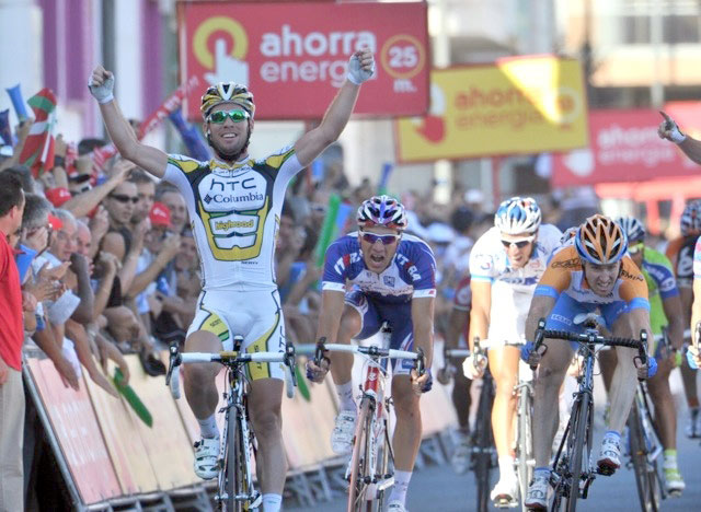Mark Cavendish wins Vuelta a Espana 2010 stage 12
