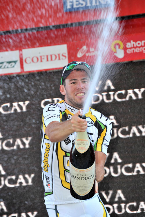 Mark Cavendish wins, Vuelta a Espana 2010, stage 12