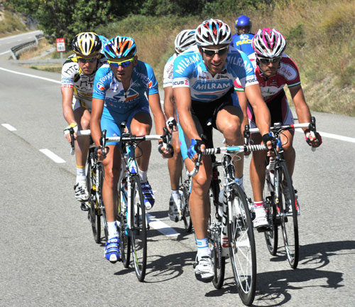 Eichler escape, Vuelta a Espana 2010, stage 12