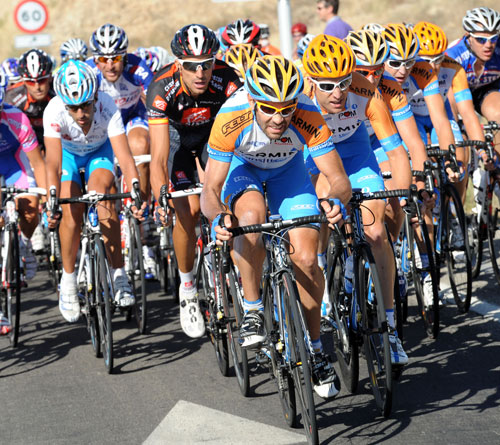 Julian Dean and Garmin chase, Vuelta a Espana 2010, stage 12