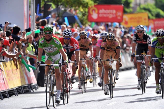 Mark Cavendish wins, Vuelta a Espana 2010, stage 13 Mark Cavendish wins, Vuelta a Espana 2010, stage 13