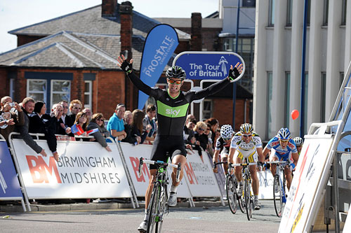 Greg Henderson wins, Tour of Britain 2010, stage 2
