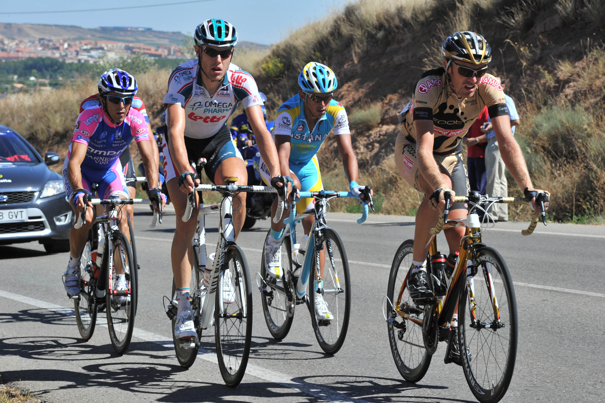Escape group, Vuelta a Espana 2010, stage 13