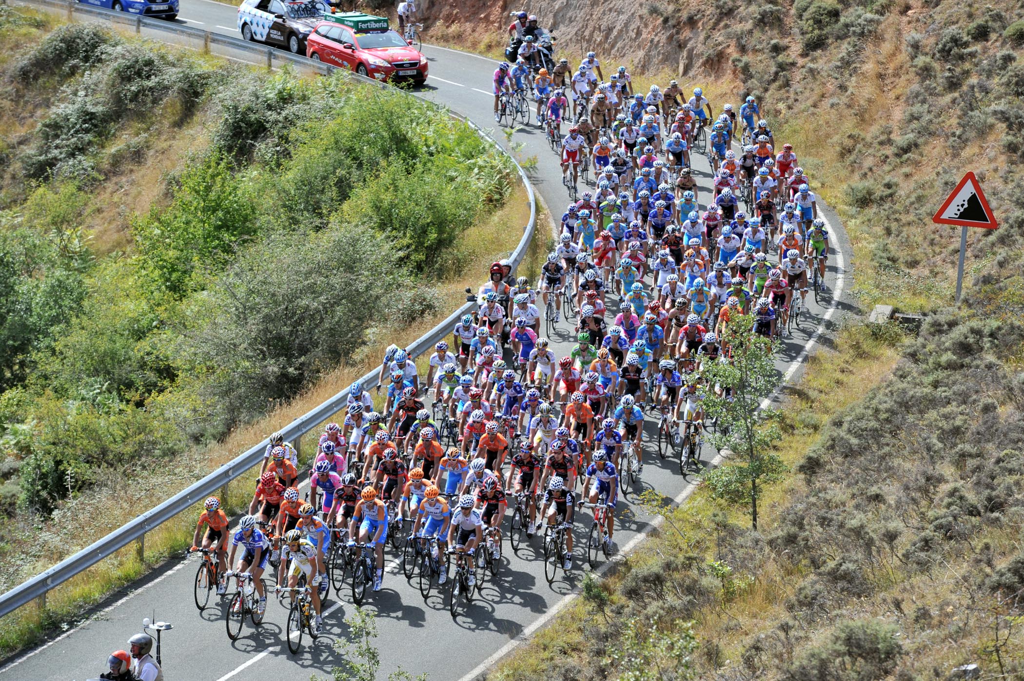 Peloton, Vuelta a Espana 2010, stage 13 Peloton, Vuelta a Espana 2010, stage 13