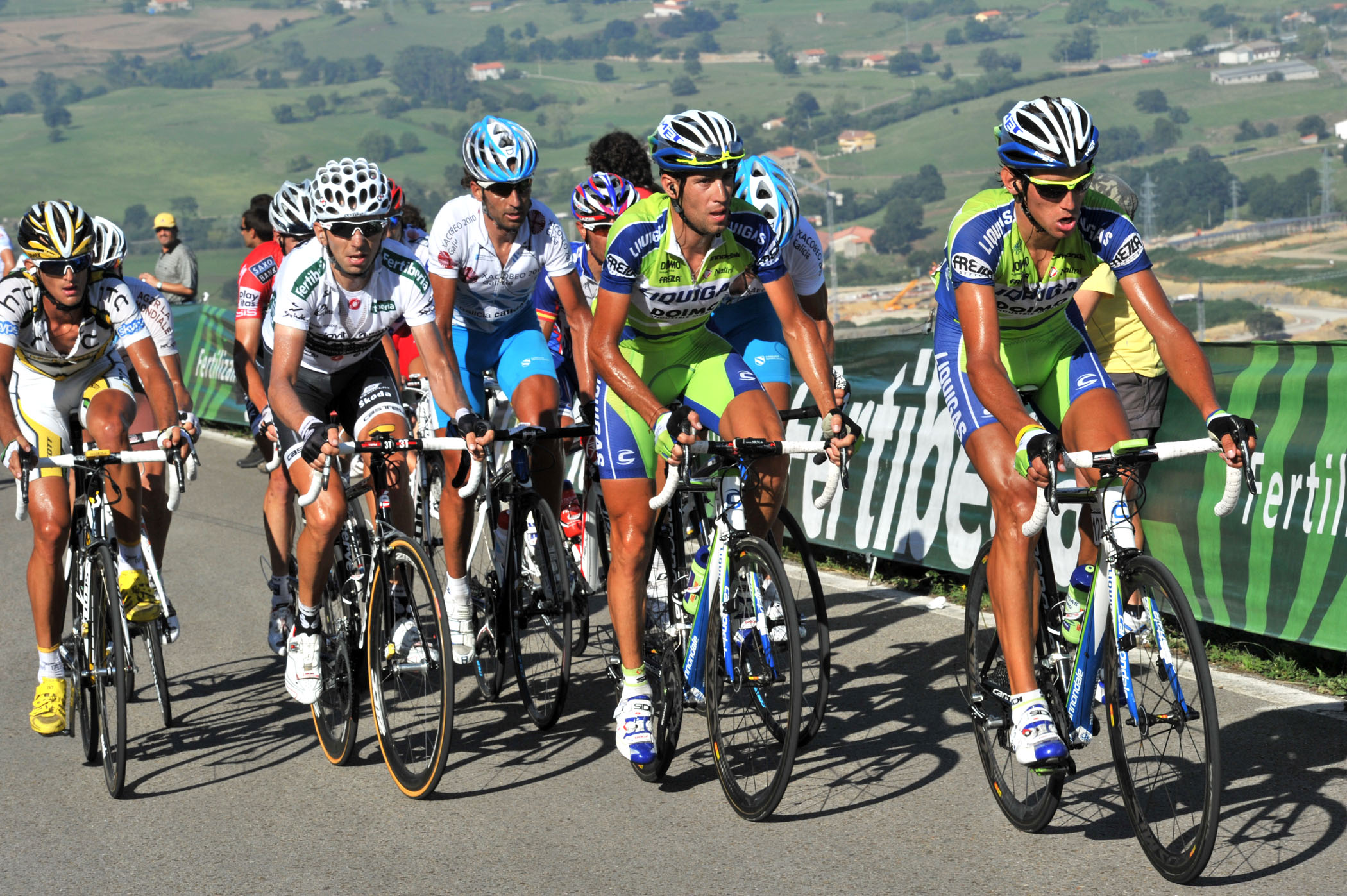 Favourites group, Vuelta a Espana 2010, stage 14