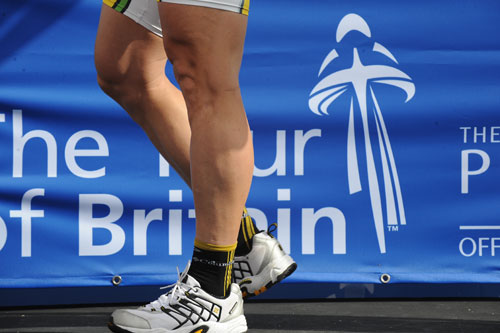 Andre Greipel's legs, Tour of Britain 2010, stage one