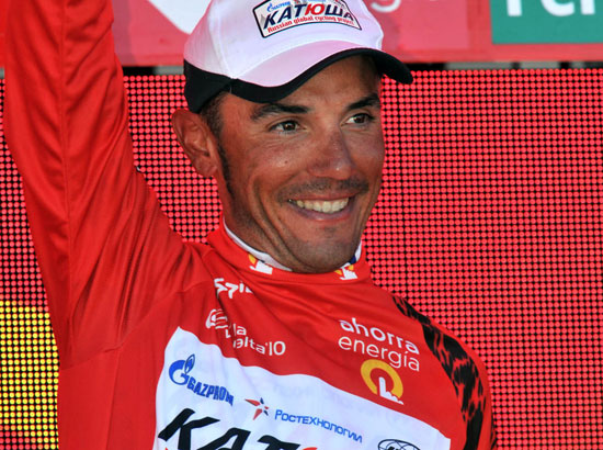 Joaquin Rodriguez takes overall lead, Vuelta a Espana 2010, stage 16