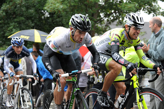 Greg Henderson on Constitution Hill, Tour of Britain 2010, stage 3