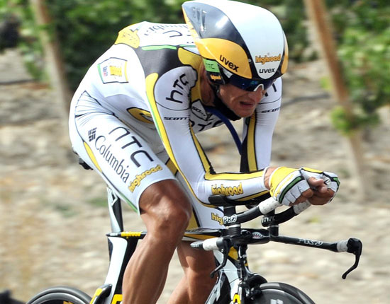 Peter Velits, stage winner, Vuelta a Espana 2010, stage 17 ITT Peter Velits, stage winner, Vuelta a Espana 2010, stage 17 ITT