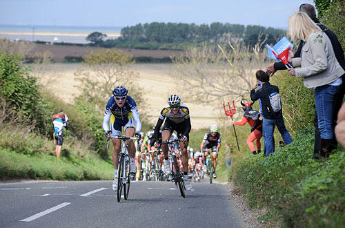 Burnham sprint point, Tour of Britain 2010, stage 6