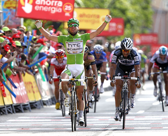 Mark Cavendish wins, Vuelta a Espana 2010, stage 18 Mark Cavendish wins, Vuelta a Espana 2010, stage 18