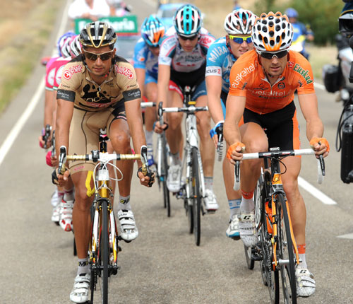 Pablo Urtasun and Alberto Benitez, Vuelta a Espana 2010, stage 18