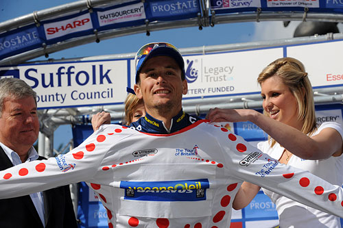 Johnny Hoogerland, King of the Mountains, Tour of Britain 2010, stage 7