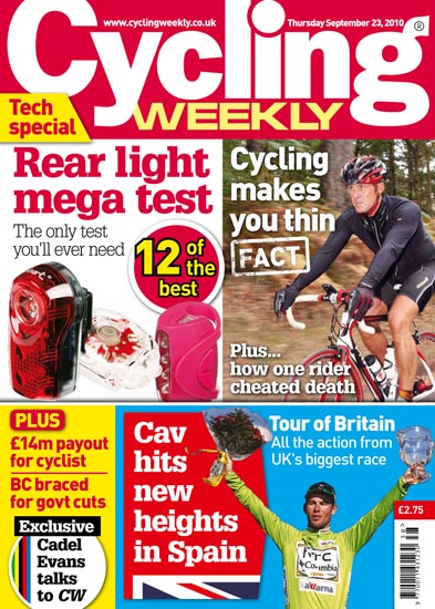 Cycling Weekly September 23 2010 cover