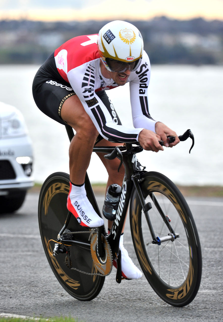 Fabian Cancellara wins, World Championships 2010, men's time trial