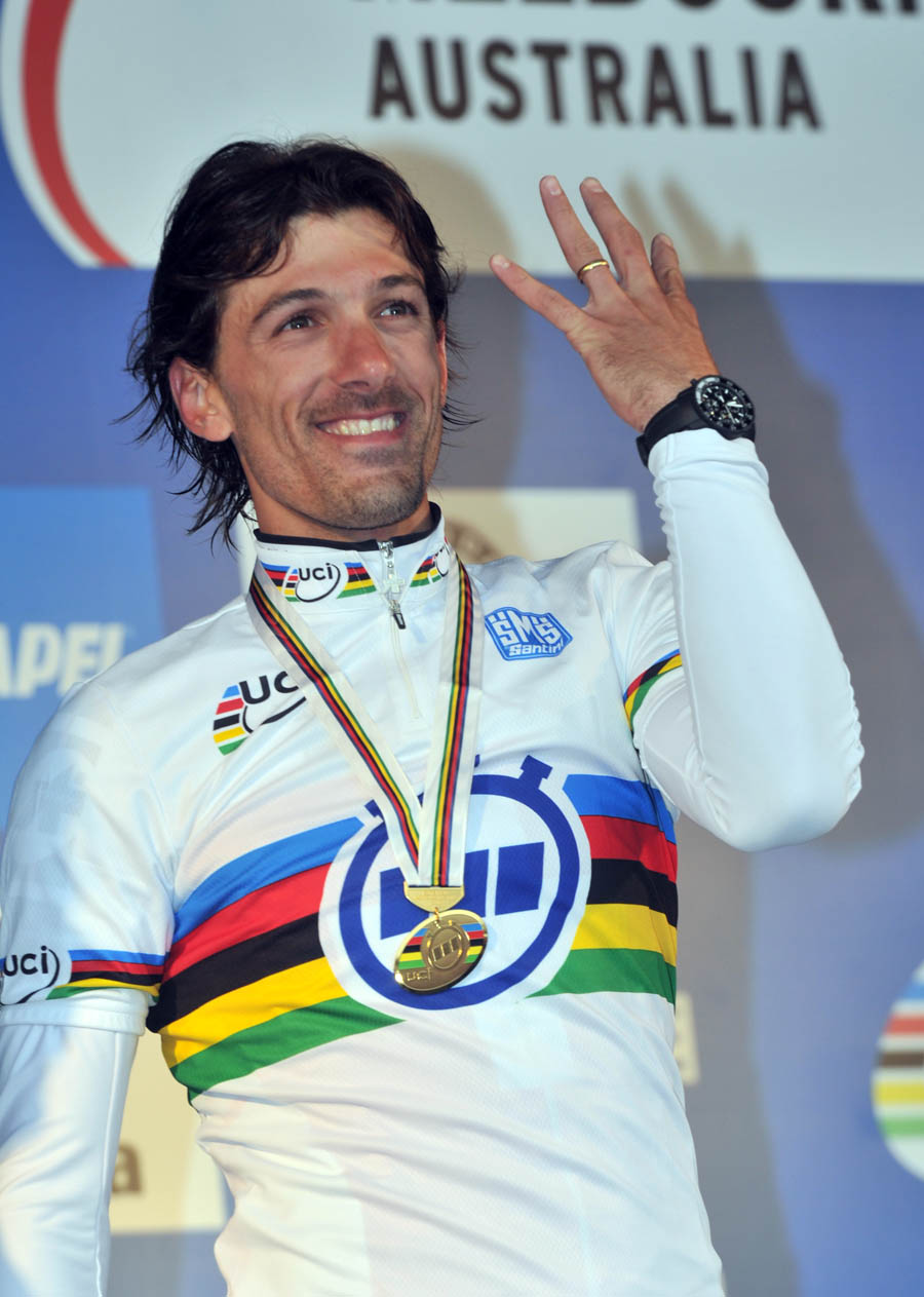 Fabian Cancellara wins, World Championships 2010, men's time trial