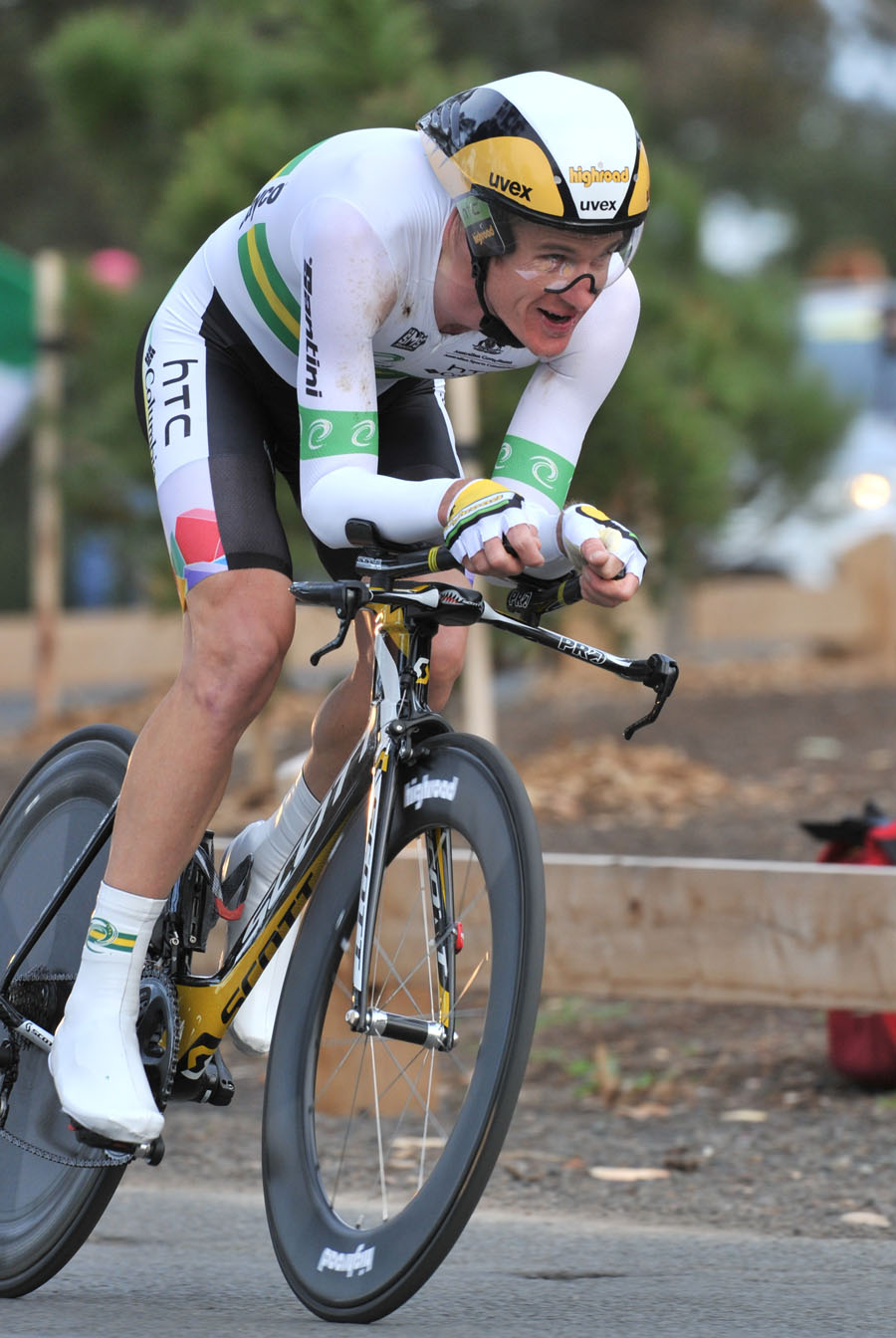 Michael Rogers, World Championships 2010, men's time trial Michael Rogers, World Championships 2010, men's time trial