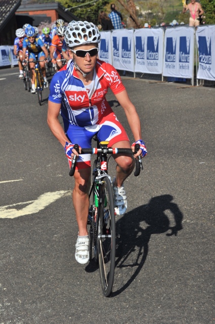 Emma Pooley attacks, World Championships 2010, women's road race