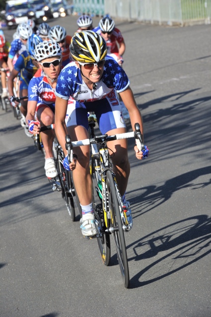USA attack, World Championships 2010, women's road race
