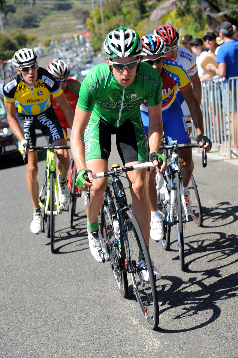 Matt Brammeier escape, World Champiolnships 2010, men's road race